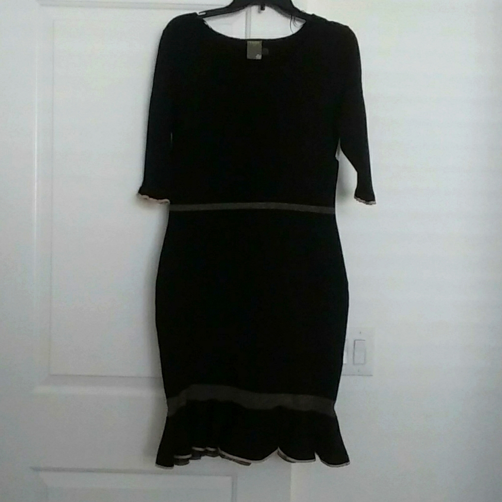 New fitted sweater dress